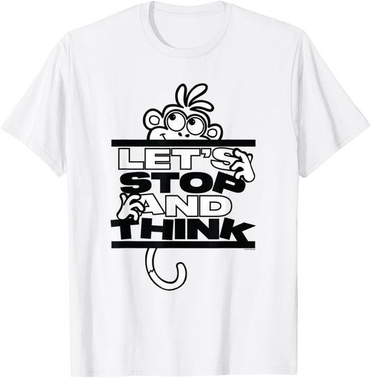 Dora the Explorer Let's Stop and Think T-Shirt - T-Shirt | White
