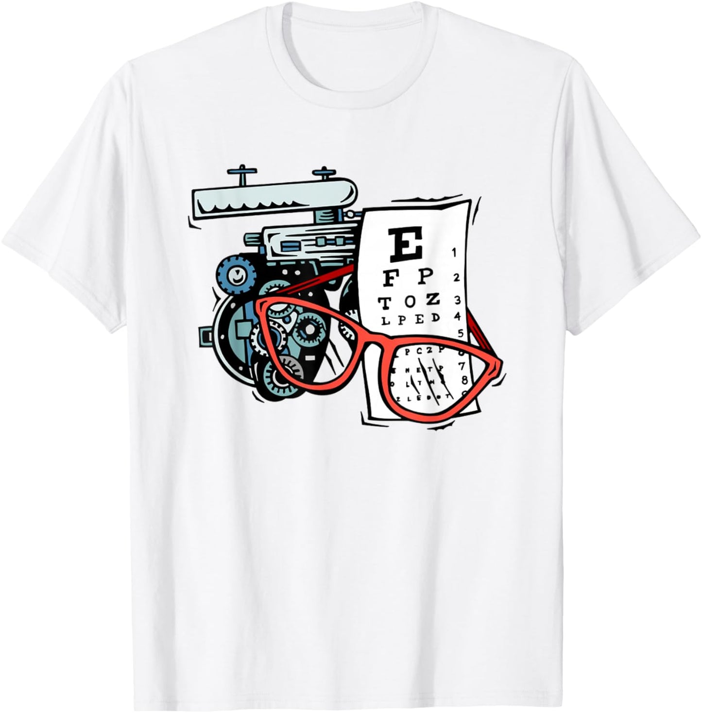 XQx2 Optometry Cool Ophthalmology Ophthalmologist Life T-Shirt - T-Shirt | White