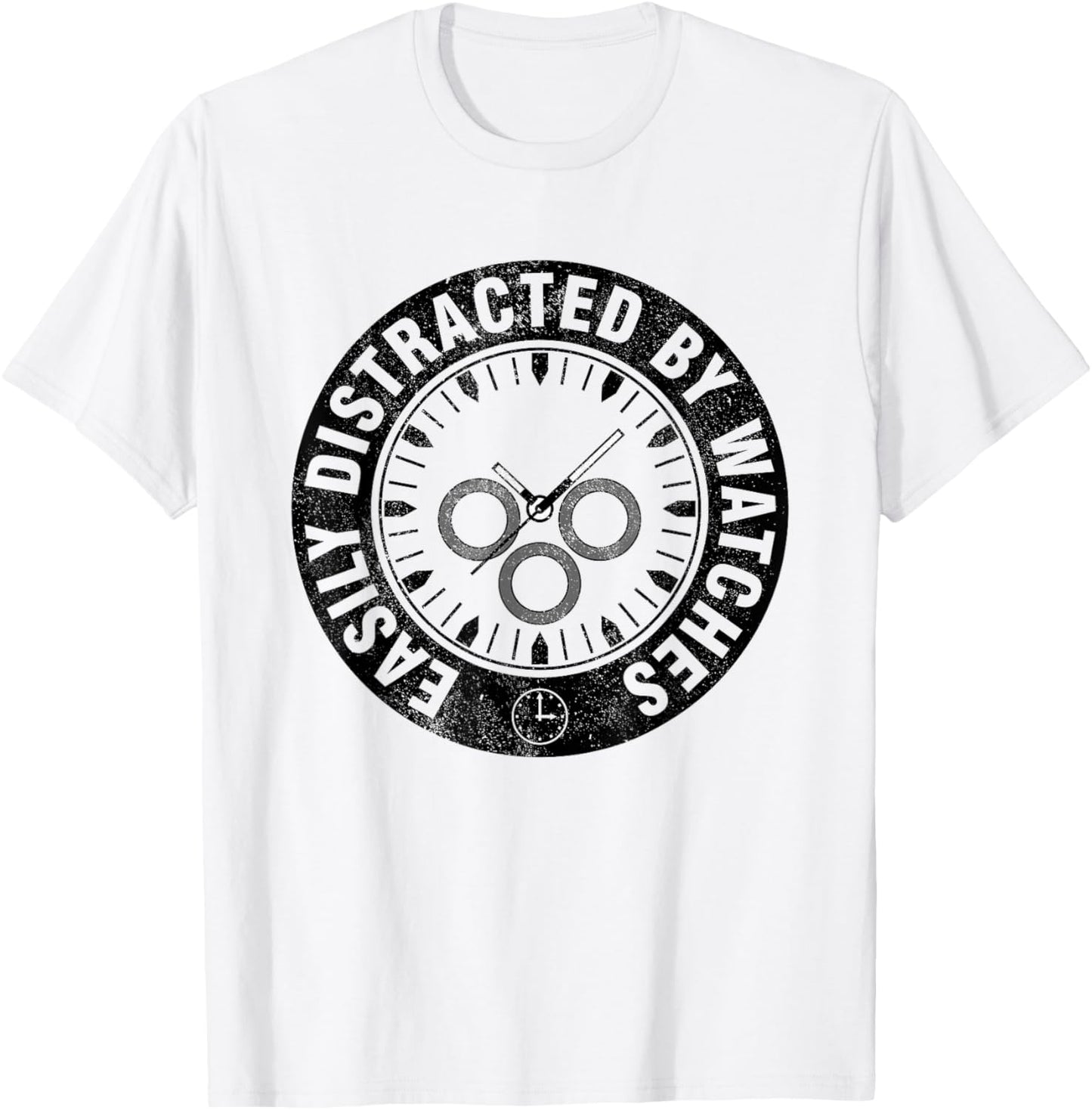 Watch Collector Gifts Watch Lover Horologist - Men's Grey Classic Fit Short Sleeve - Small T-Shirt - T-Shirt | White