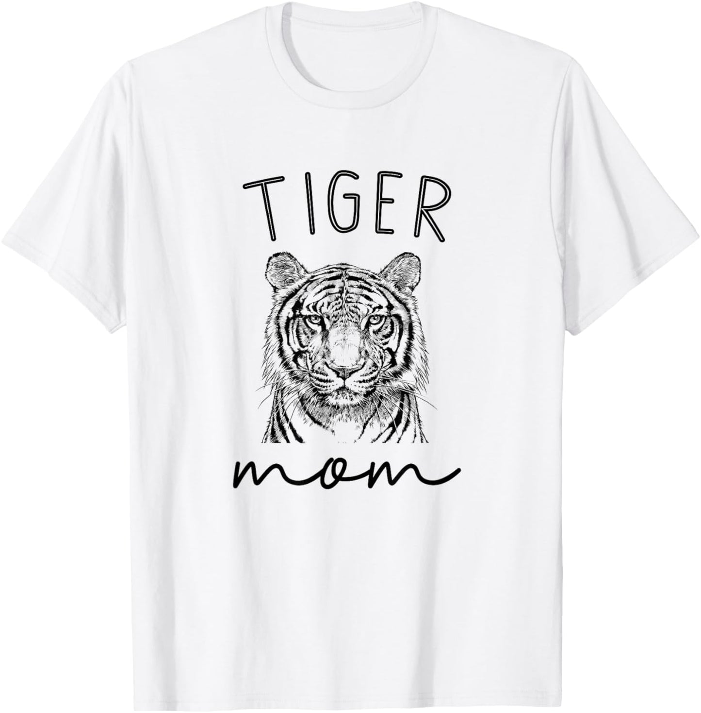 Tiger Mom Mother's Day Tiger Lovers T-Shirt - T-Shirt | White