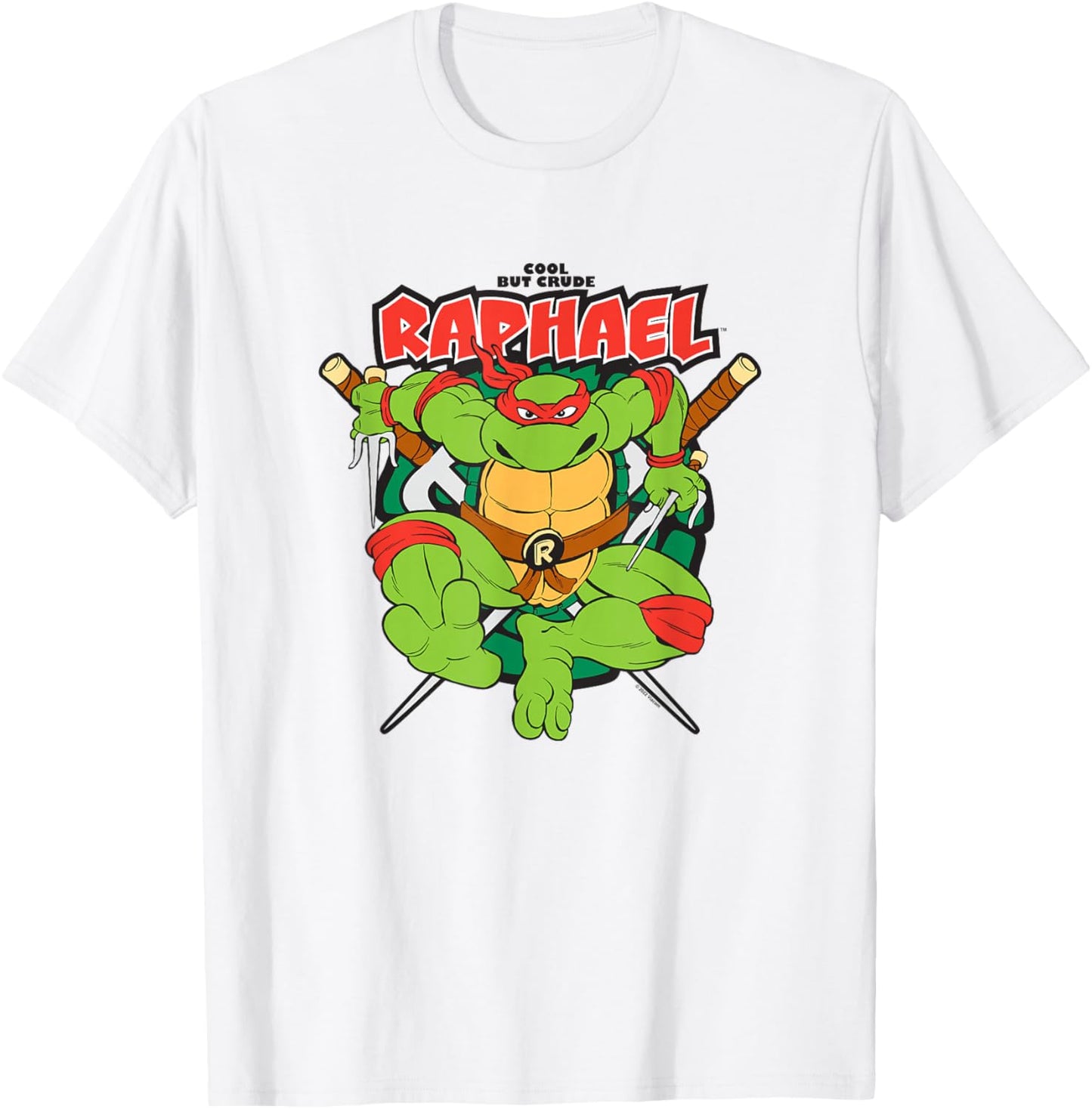 Teenage Mutant Ninja Turtles Cool but Crude Raphael T-Shirt - T-Shirt | White