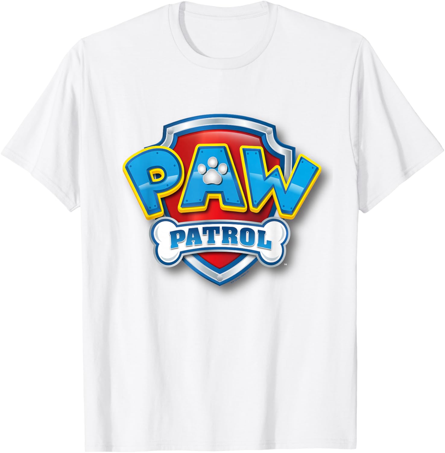 PAW Patrol 3D Logo T-Shirt - T-Shirt | White