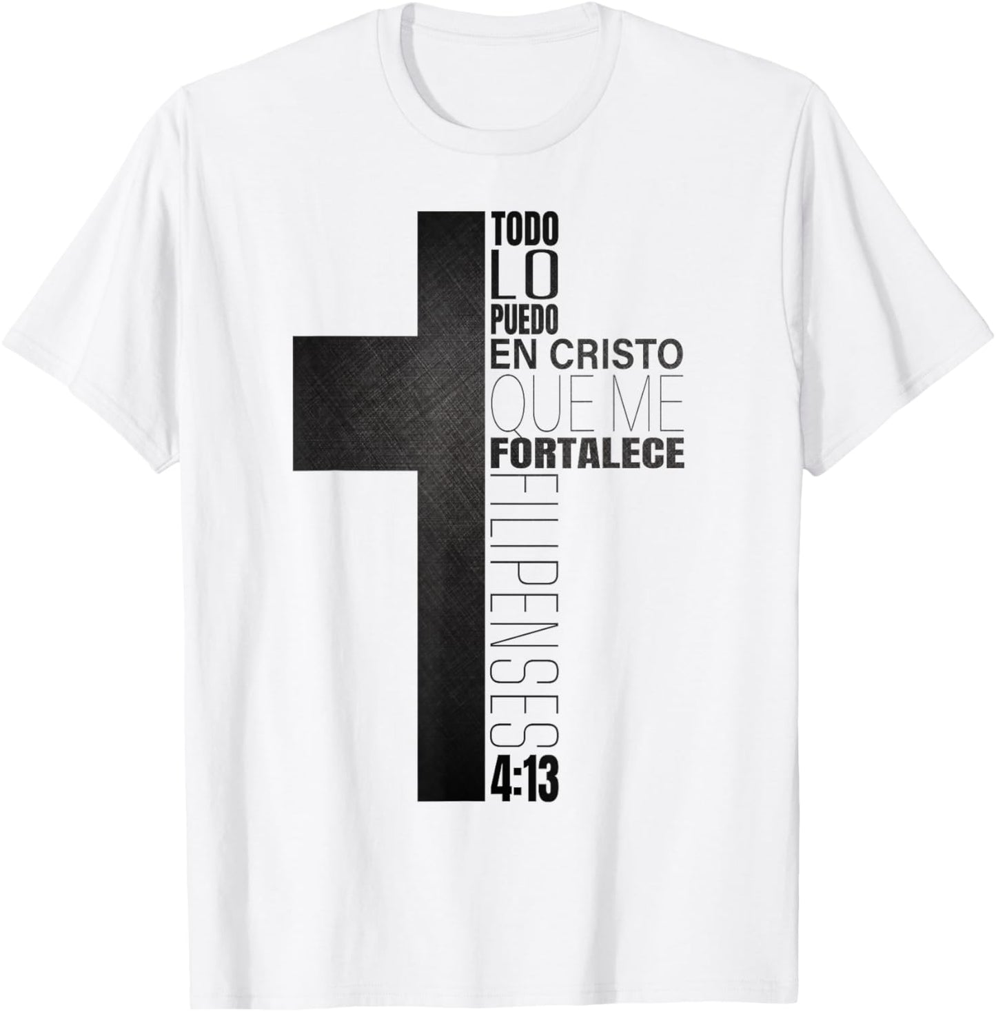 Filipenses 4 13 Regalos Cristianos Hombres Christian Spanish T-Shirt - T-Shirt | White