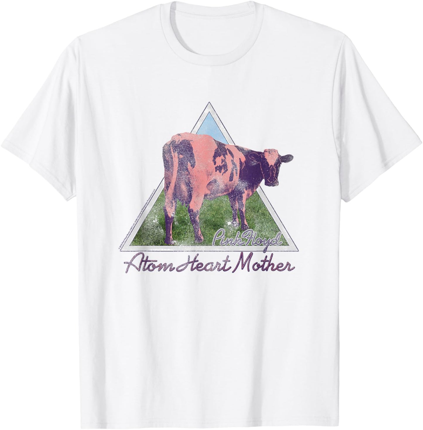 Pink Floyd Atom Mother Heart Pyramid T-Shirt - T-Shirt | White