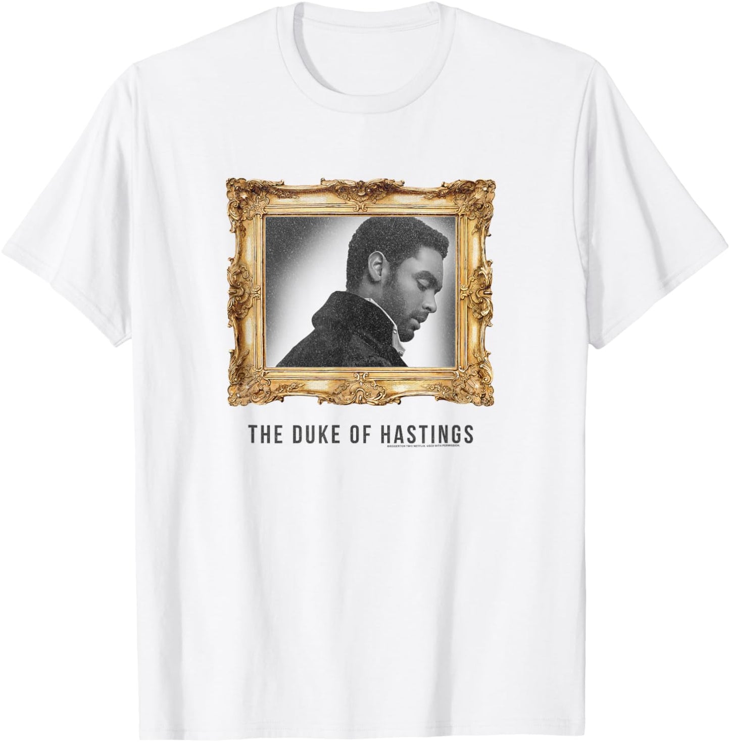 Bridgerton Simon Basset The Duke Of Hastings T-Shirt - T-Shirt | White
