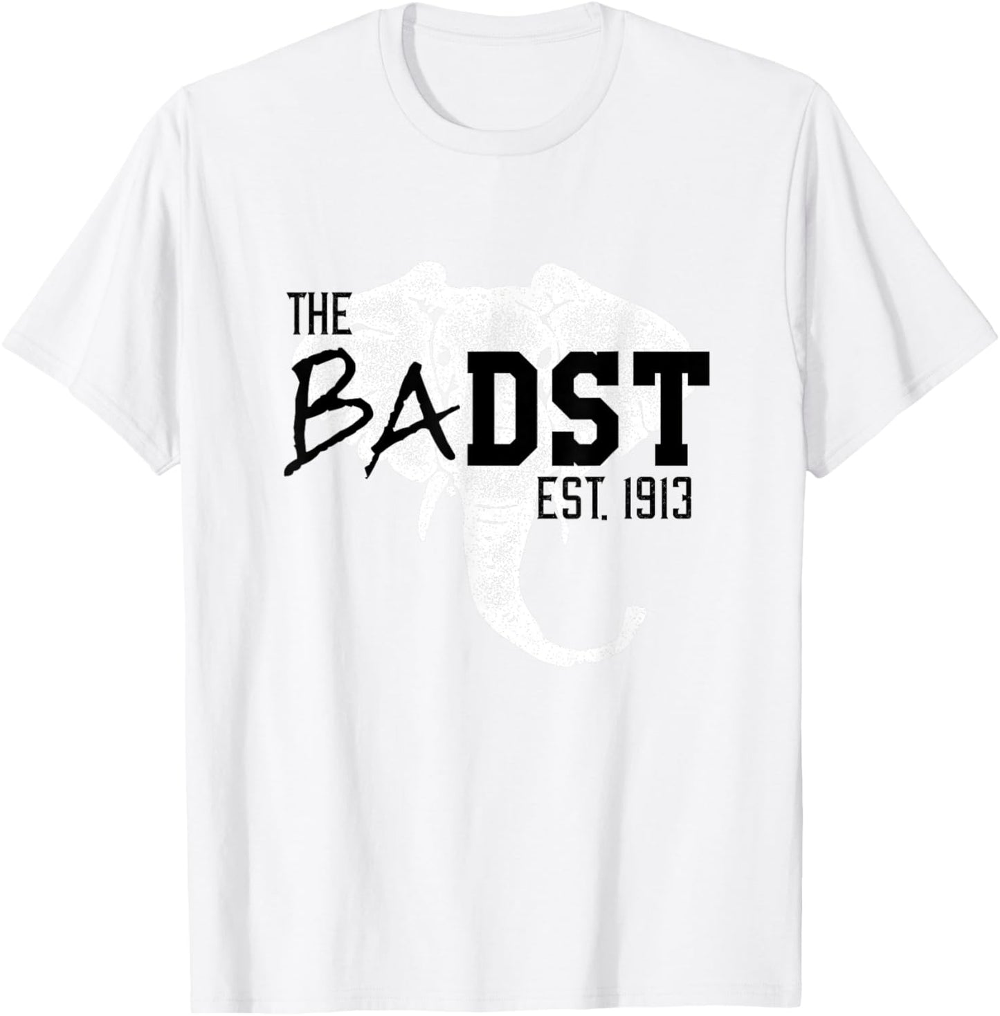GGT Large Elephant Red BaDST 1913 Sisterhood T-Shirt - T-Shirt | White