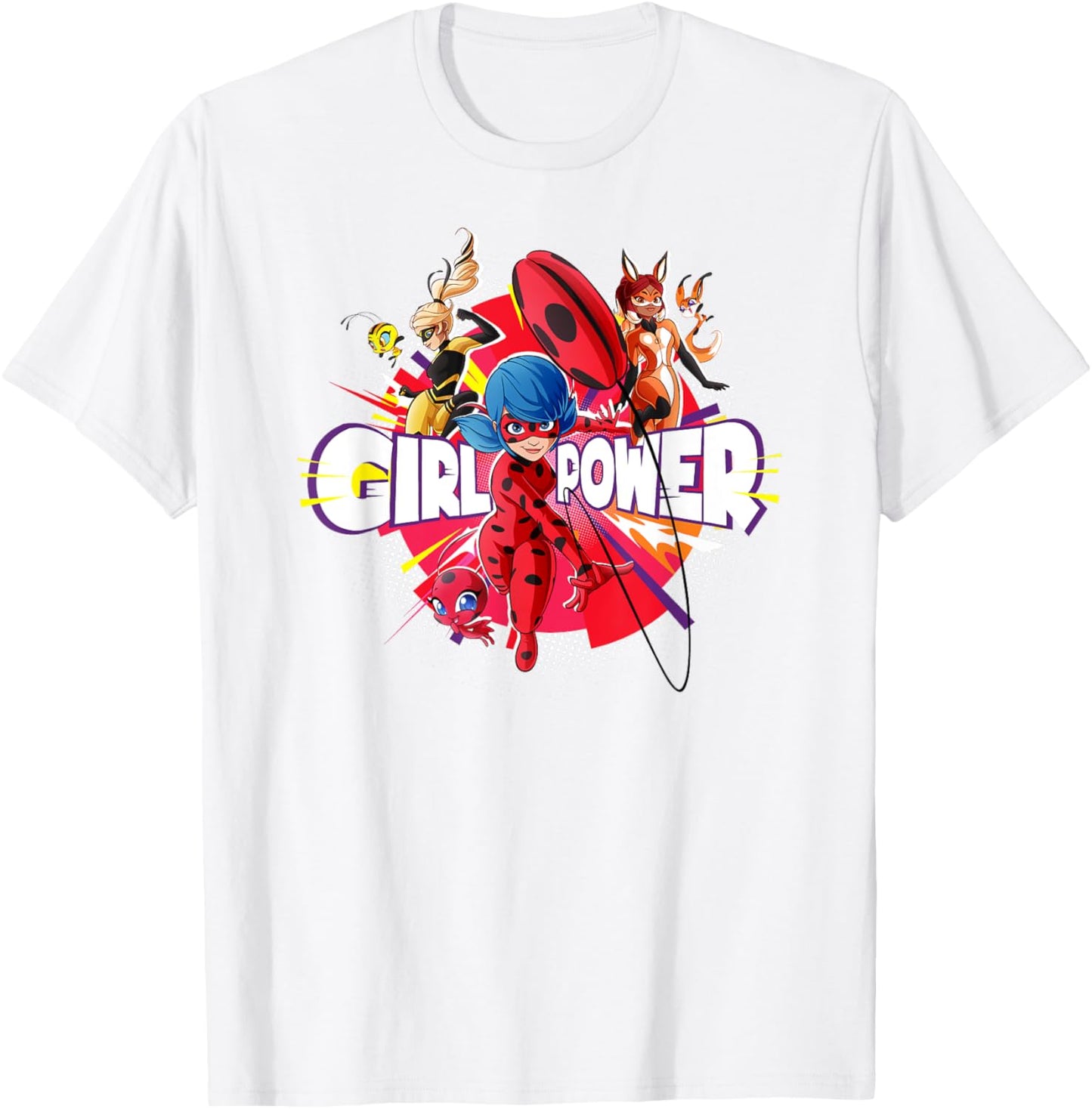 Miraculous Collection Ladybug Rena Rouge Queen Bee Power T-Shirt - T-Shirt | White