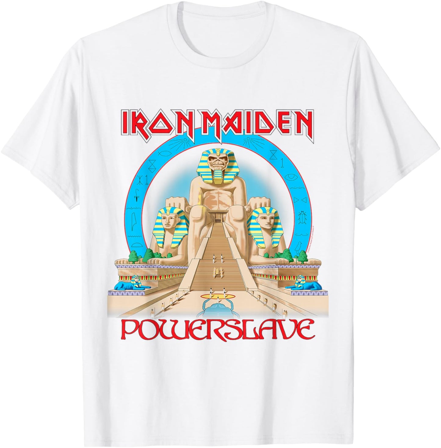 Iron Maiden - Legacy Collection Powerslave World Tour T-Shirt - T-Shirt | White
