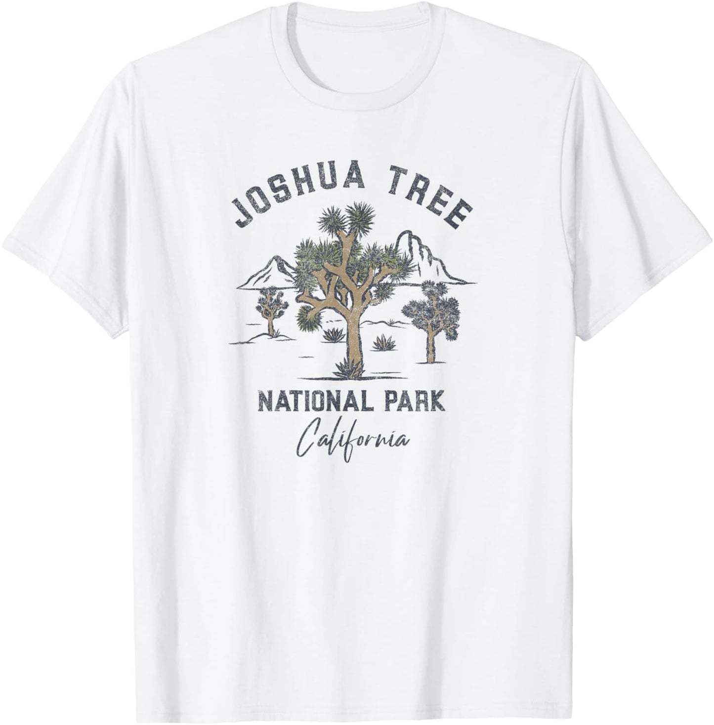 Joshua Tree National Park Vintage T-Shirt - T-Shirt | White