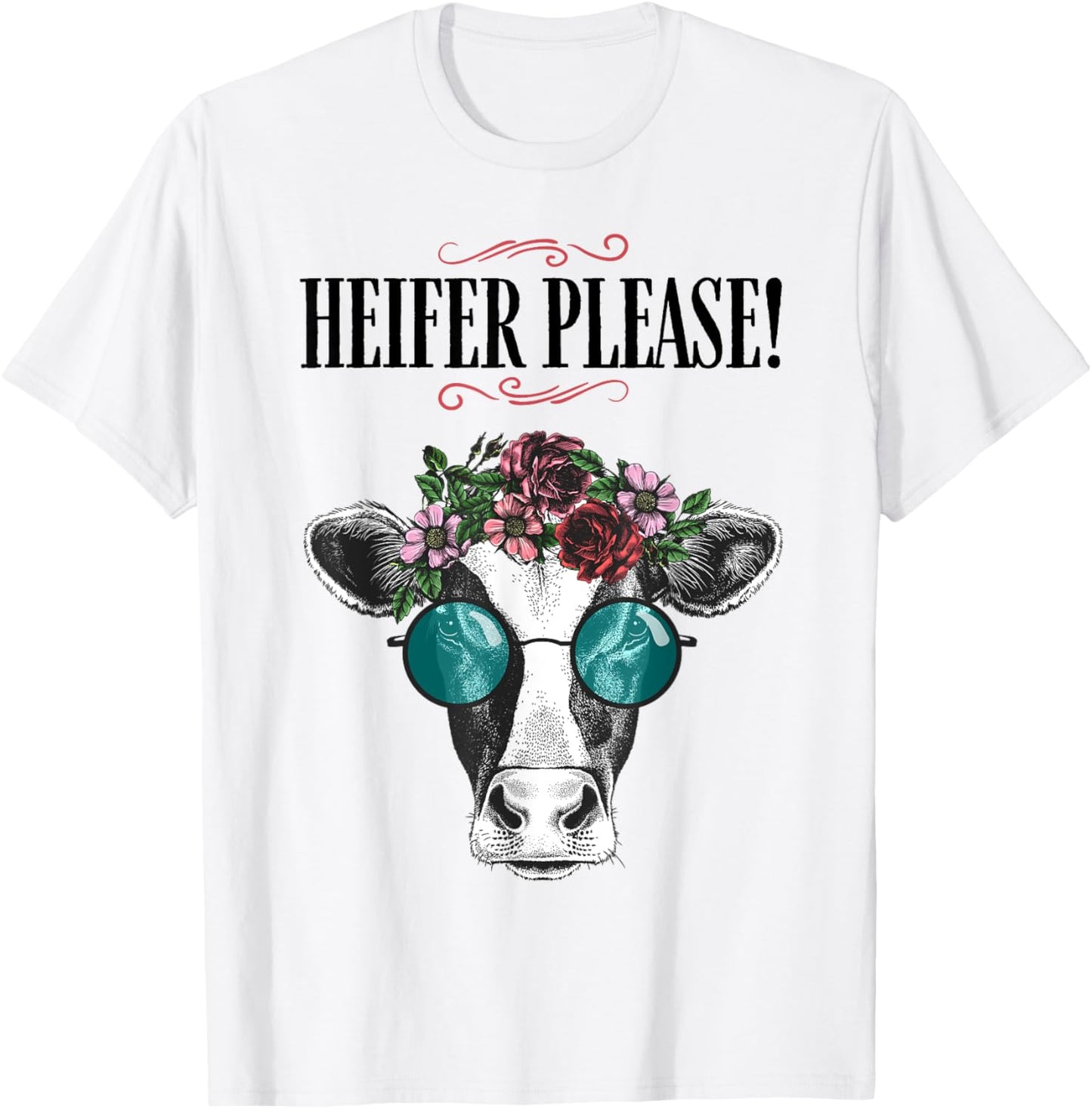 Heifer Please Vintage Country Sayings Heifer T-Shirt - T-Shirt | White