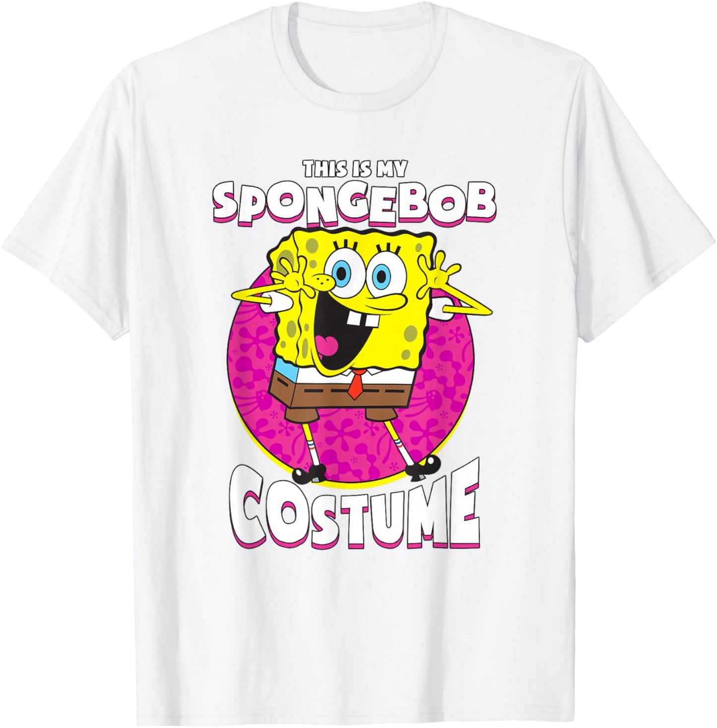 SpongeBob SquarePants Halloween This Is My SpongeBob Costume T-Shirt - T-Shirt | White