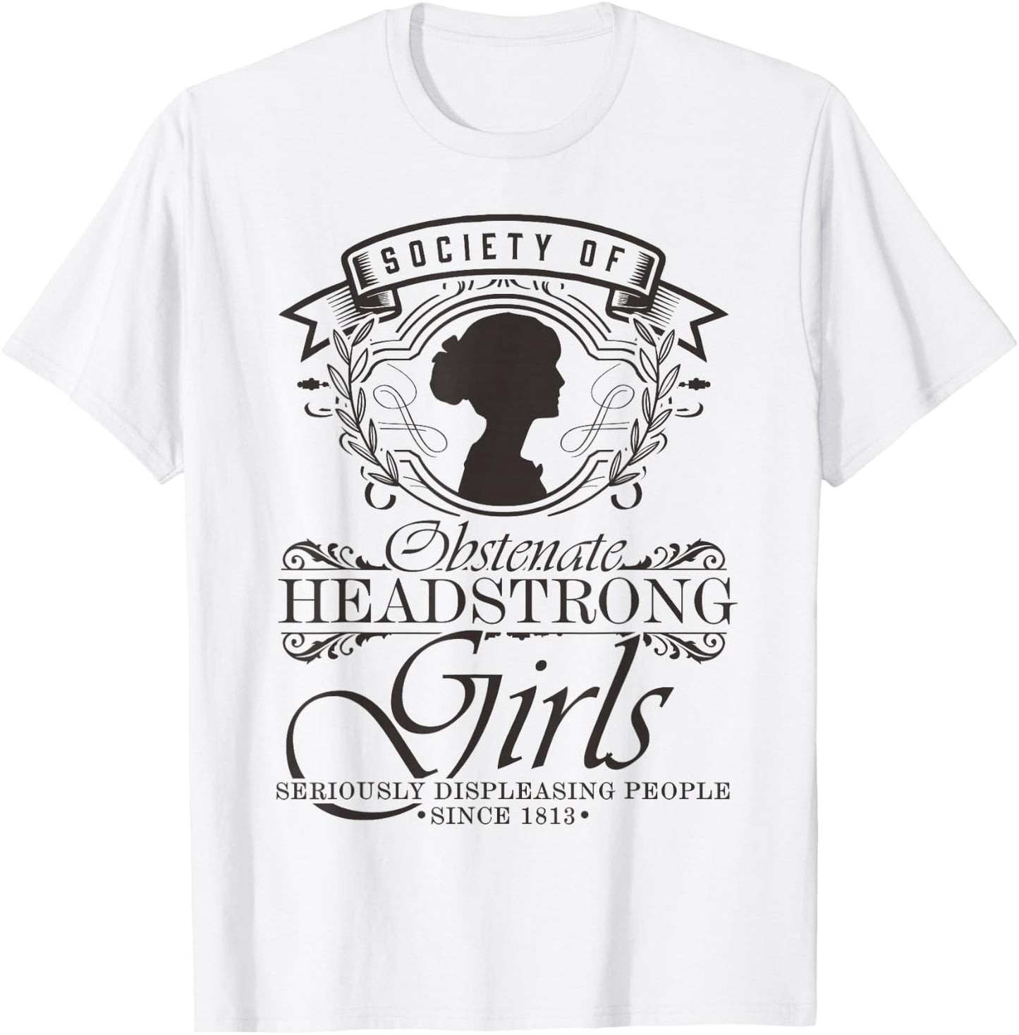Jane Austen Quote Bookworm Novelist Reading T-Shirt - T-Shirt | White