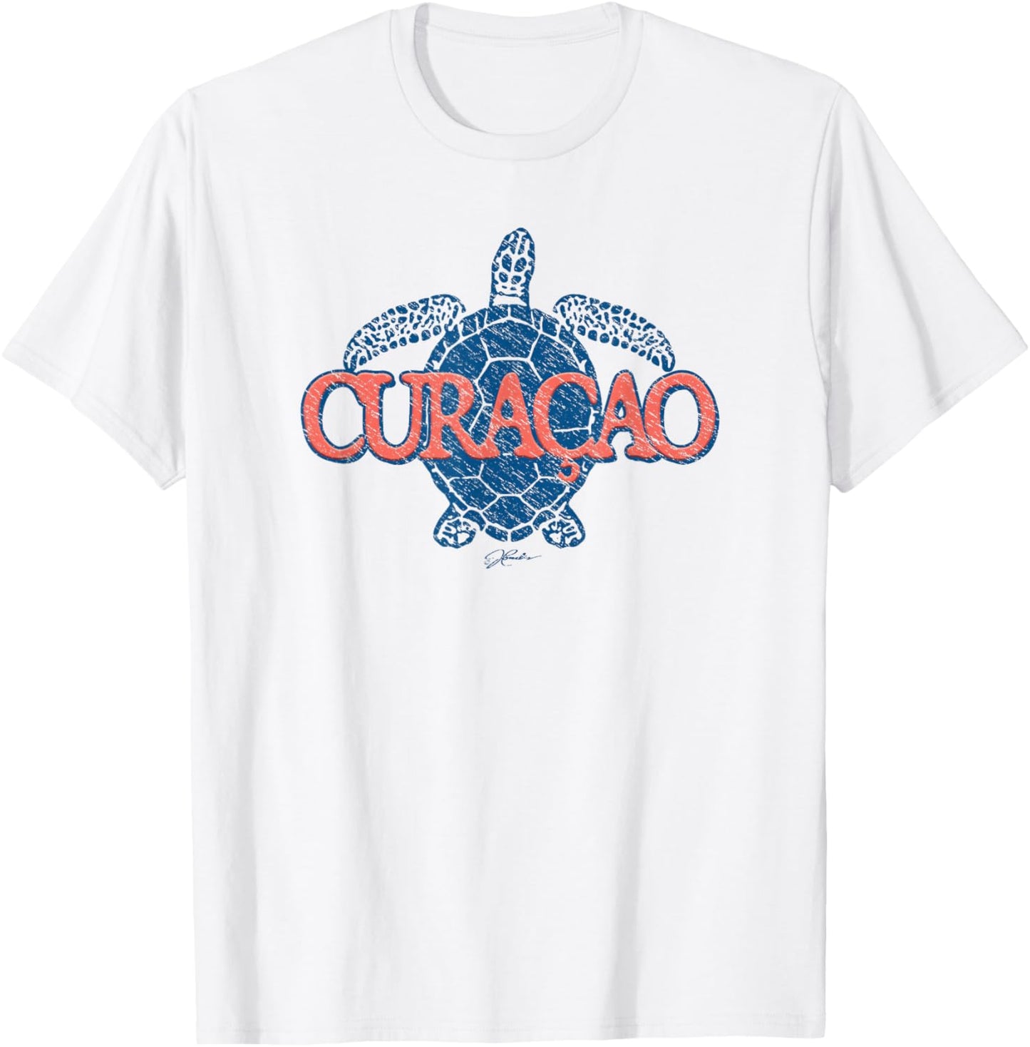 JCombs: Curacao, Sea Turtle T-Shirt - T-Shirt | White
