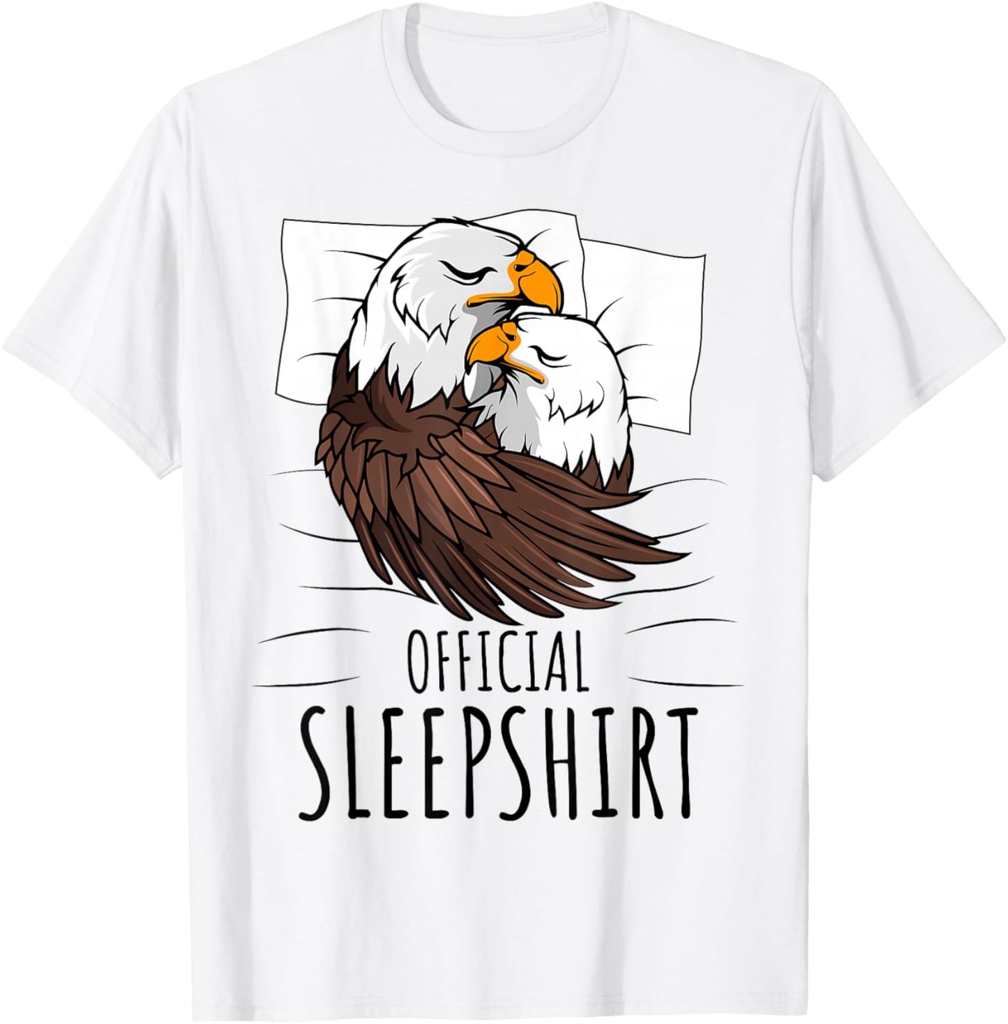 Bald Eagle Patriotic Official Sleepshirt T-Shirt - T-Shirt | White