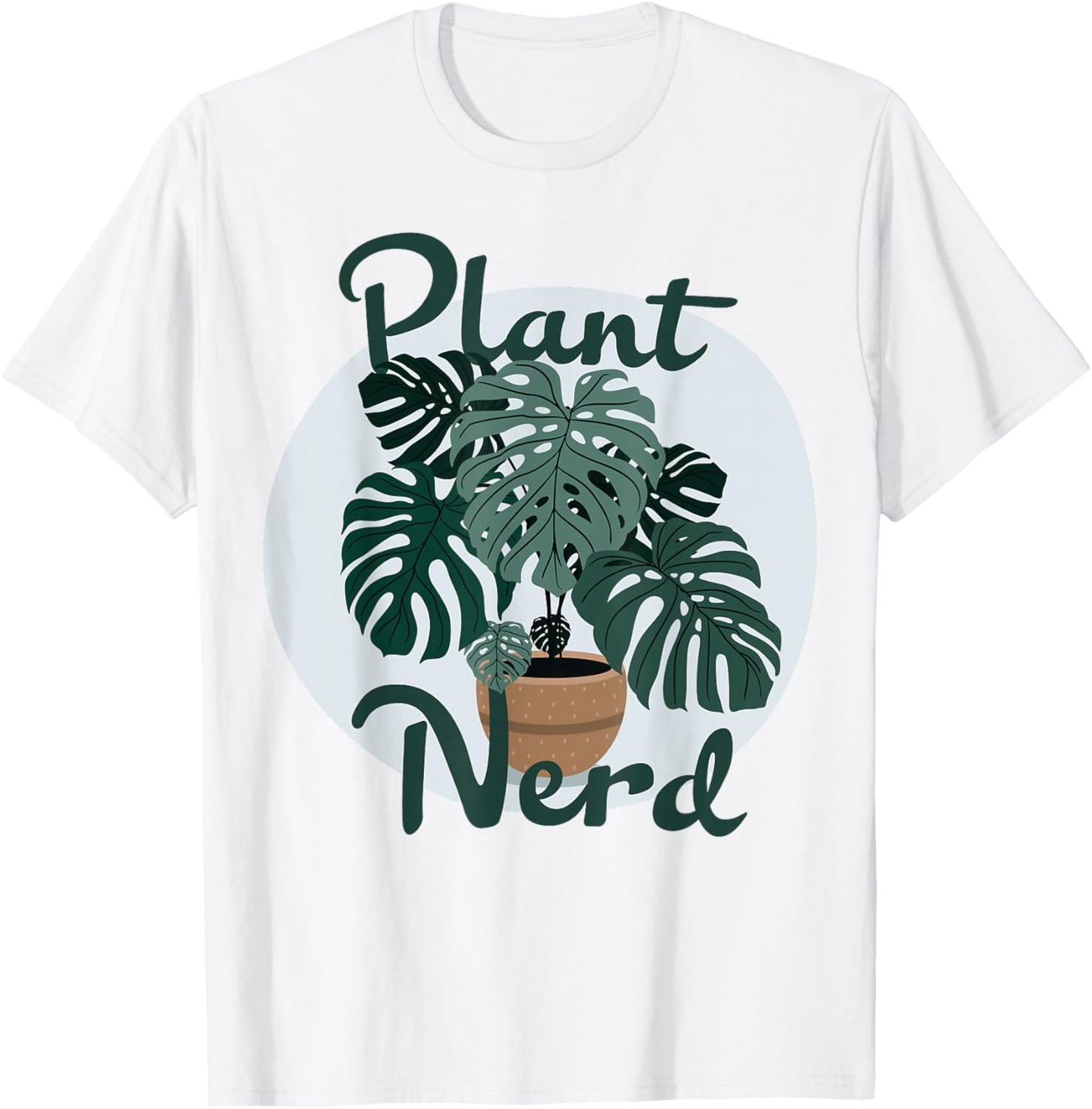 Plant Nerd Monstera T-Shirt - T-Shirt | White