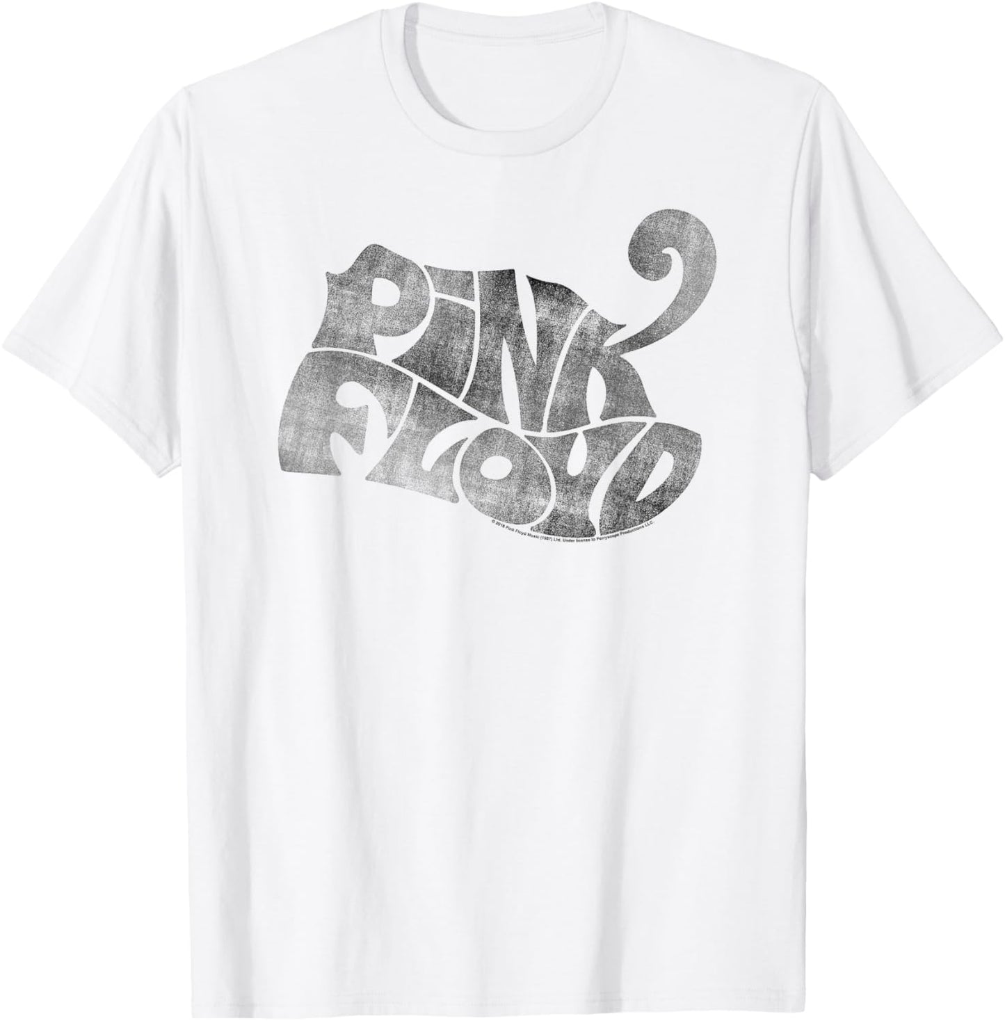 Pink Floyd Pink Logo T-Shirt - T-Shirt | White