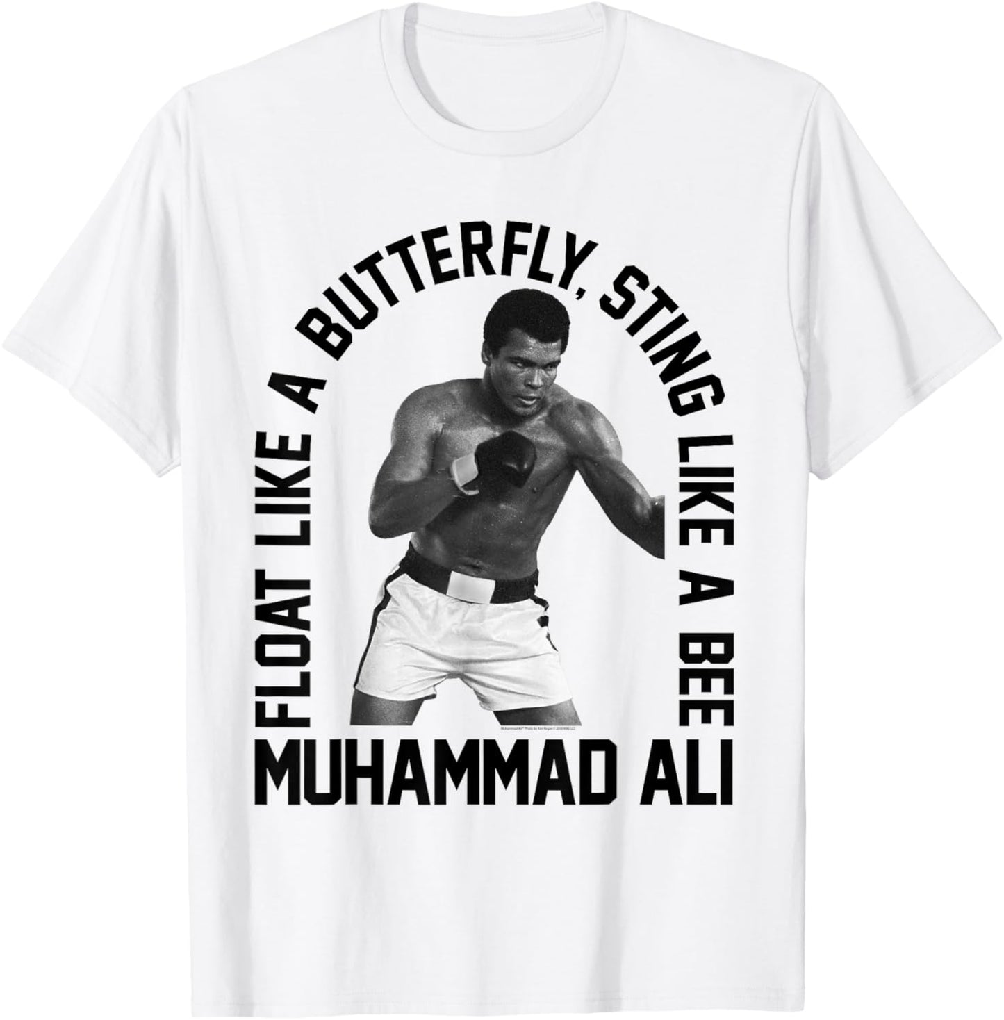 Muhammad Ali - Butterfly Sting T-Shirt - T-Shirt | White