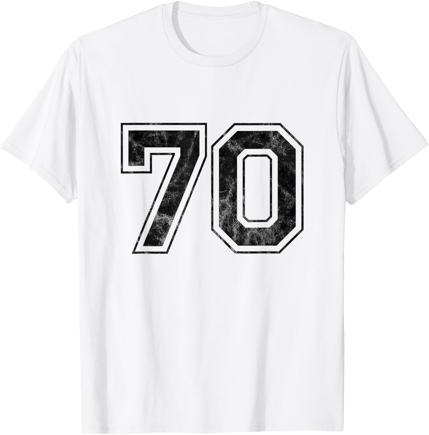 Number 70 T-Shirt - T-Shirt | White