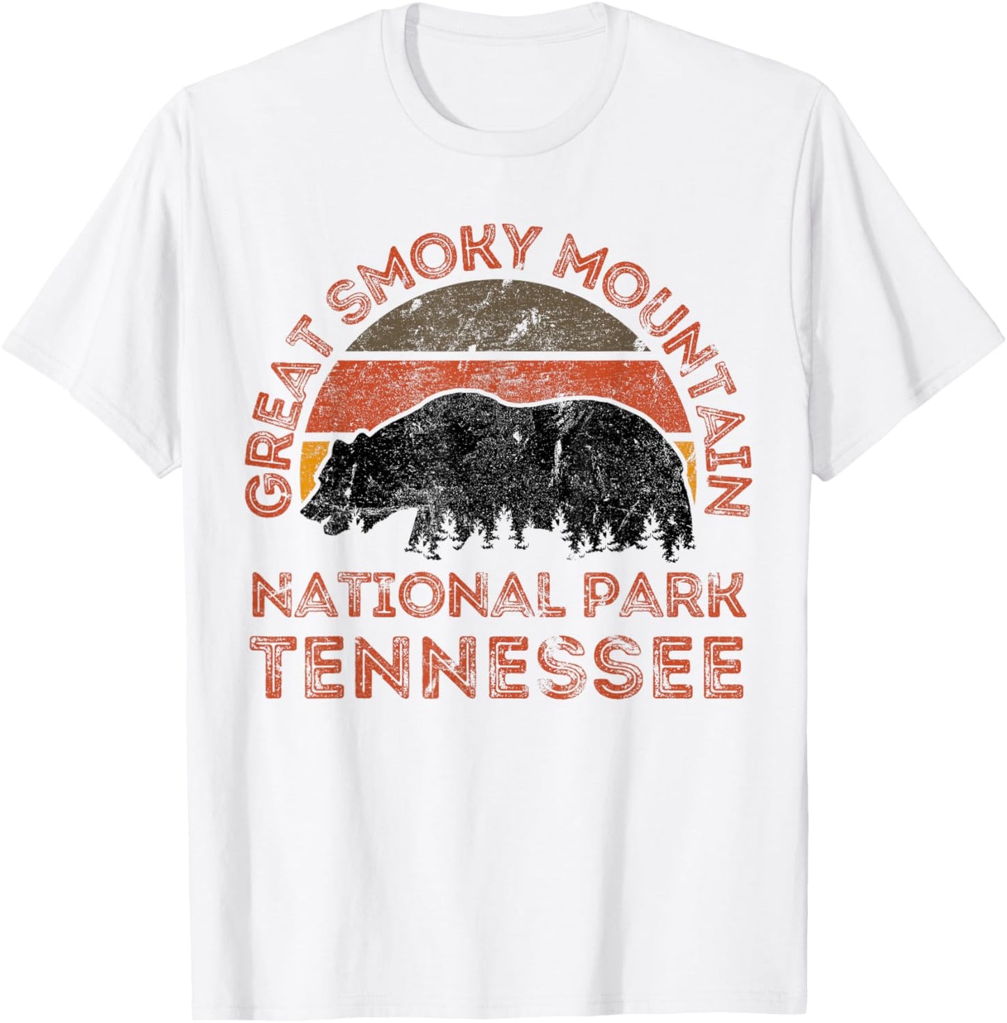Great Smoky Mountains National Park T-Shirt - T-Shirt | White