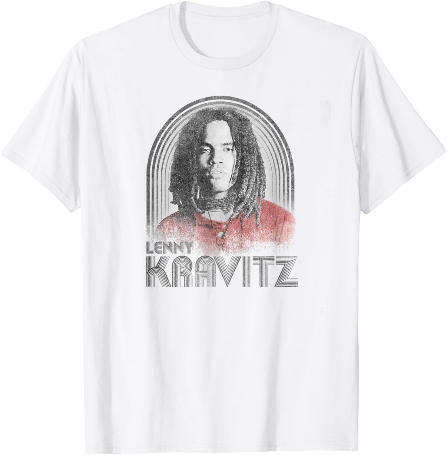 Lenny Kravitz – Retro Lines Logo T-Shirt - T-Shirt | White