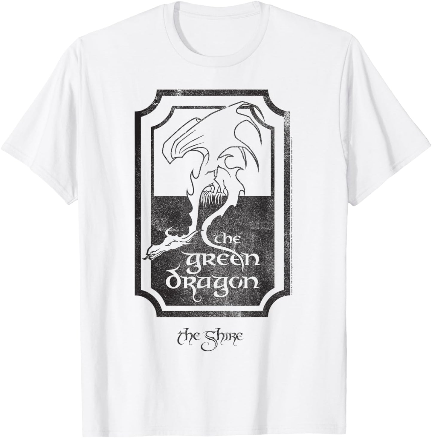 The Lord of the Rings The Green Dragon T-Shirt - T-Shirt | White