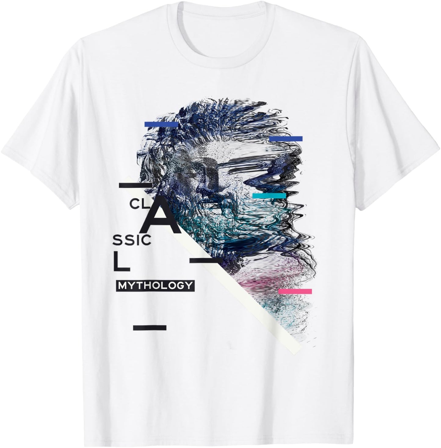 Vaporwave Aesthetic Retro 80s 90s Statue Japanese Glitch Art T-Shirt - T-Shirt | White