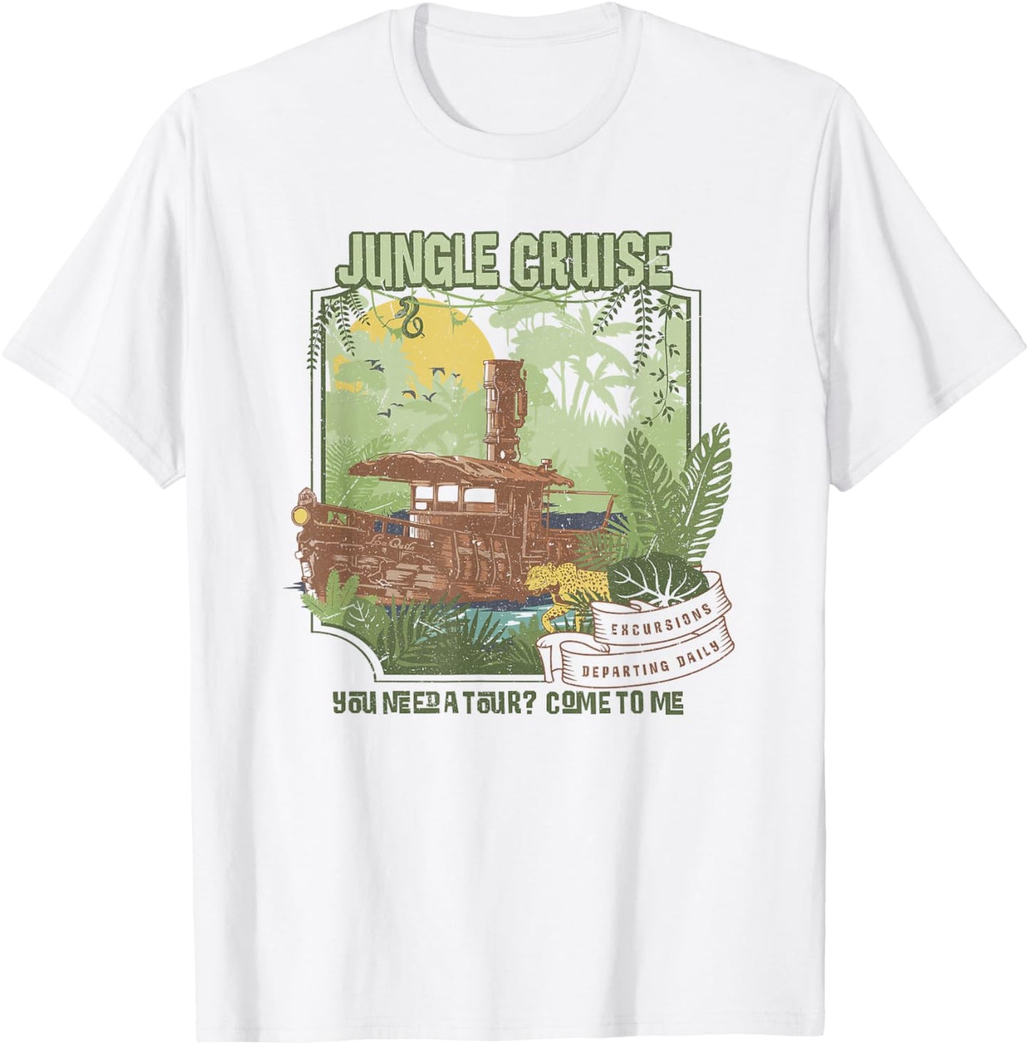 Disney Jungle Cruise You Need A Tour Come to Me Small T-Shirt - T-Shirt | White