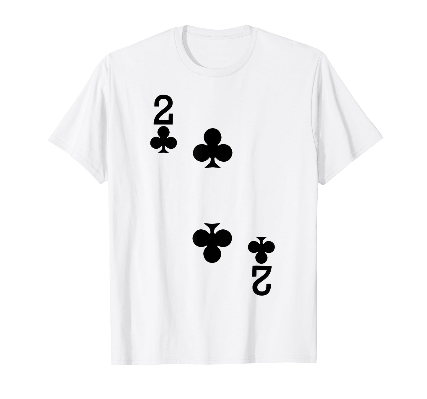 2 of Clubs - Playing Card Halloween Costume T-Shirt