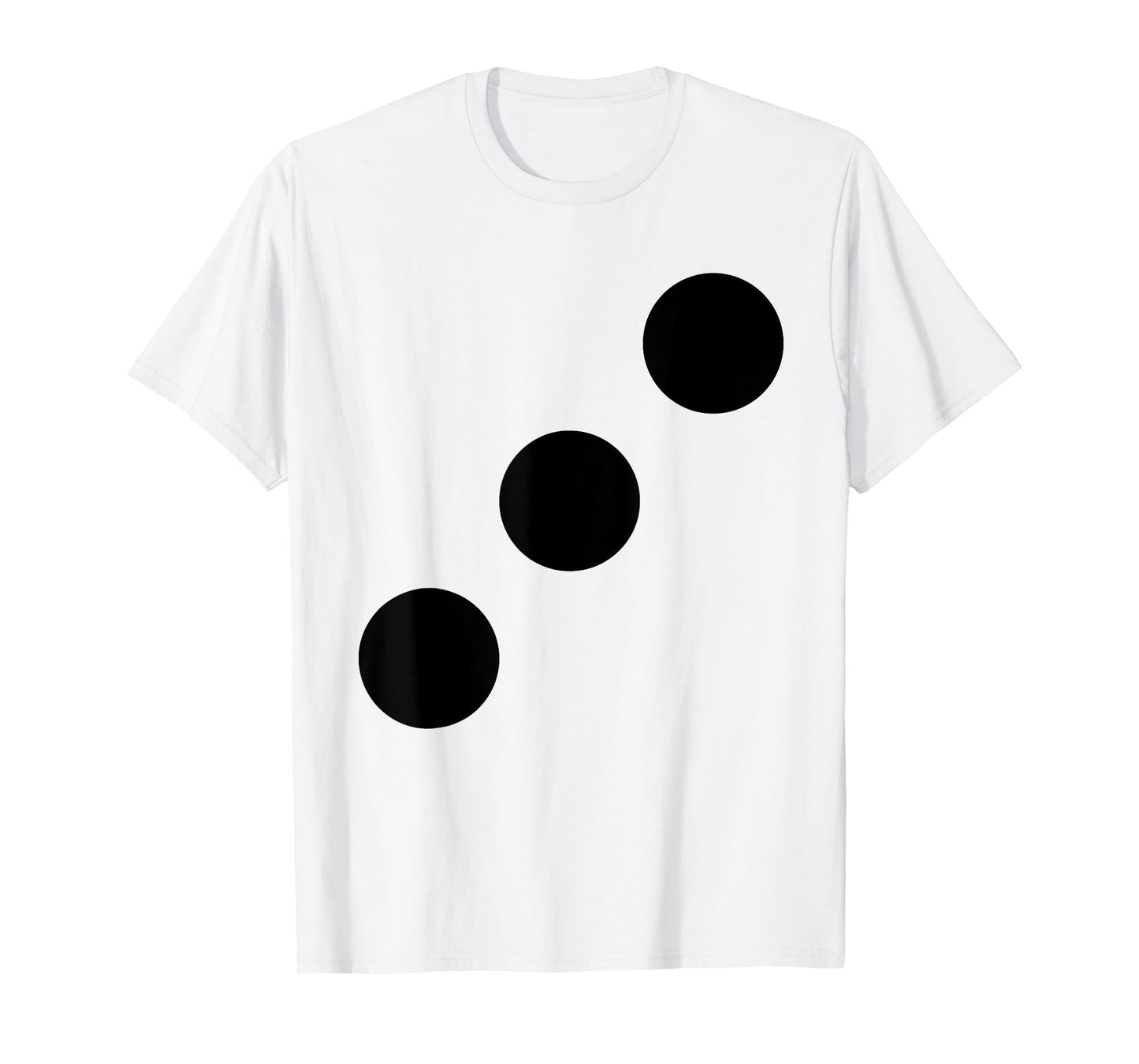 Human Dice Number 3 Group Matching Halloween Costume Family T-Shirt