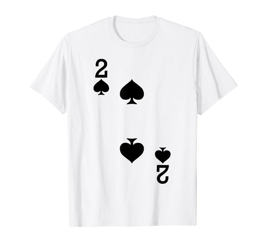 2 of Spades - Playing Card Halloween Costume T-Shirt