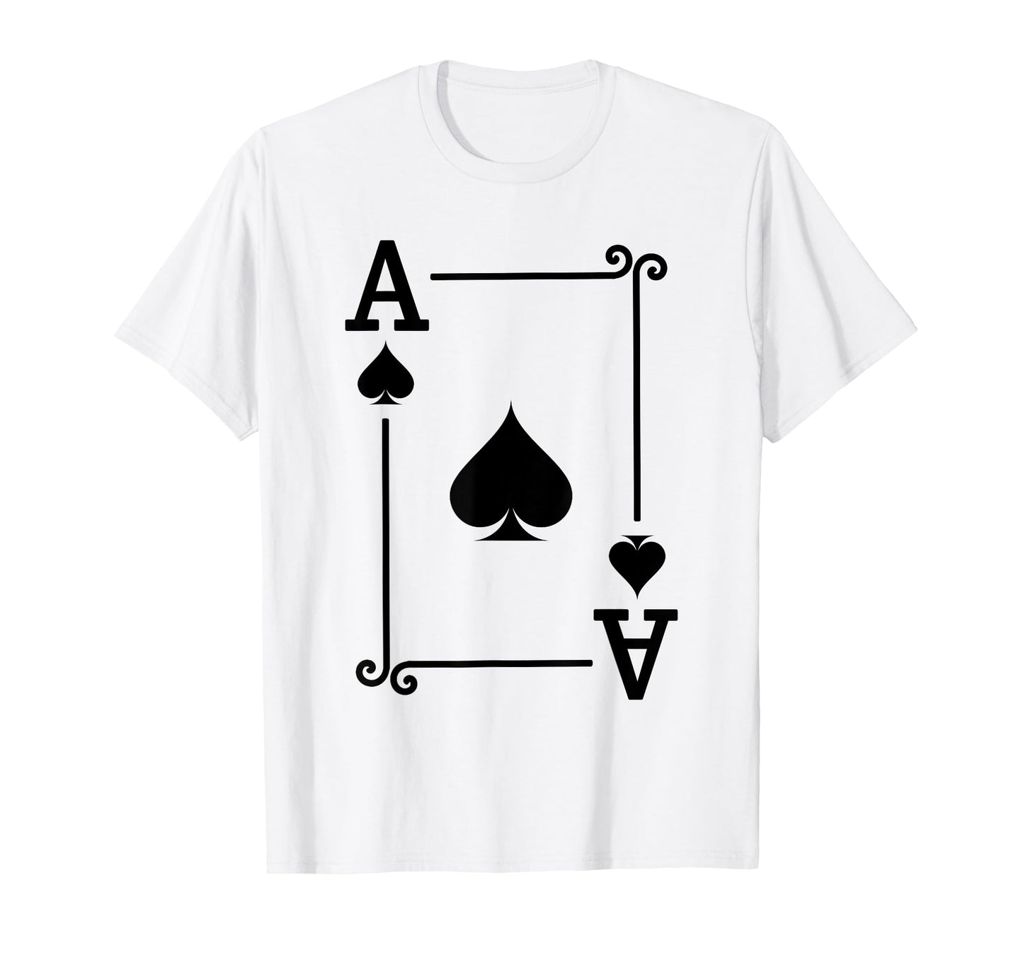 Playing Cards Costume - Ace Spades Card - Ace Card T-Shirt