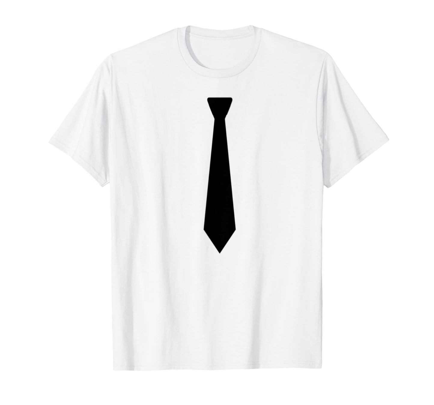 Funny Gag Gift for Co-worker fake tie t-shirt /black tie T-Shirt