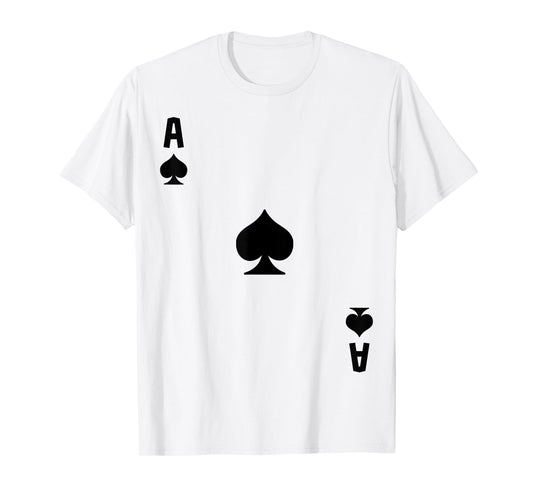 Ace of Spades Cards Deck Halloween Costume T-Shirt