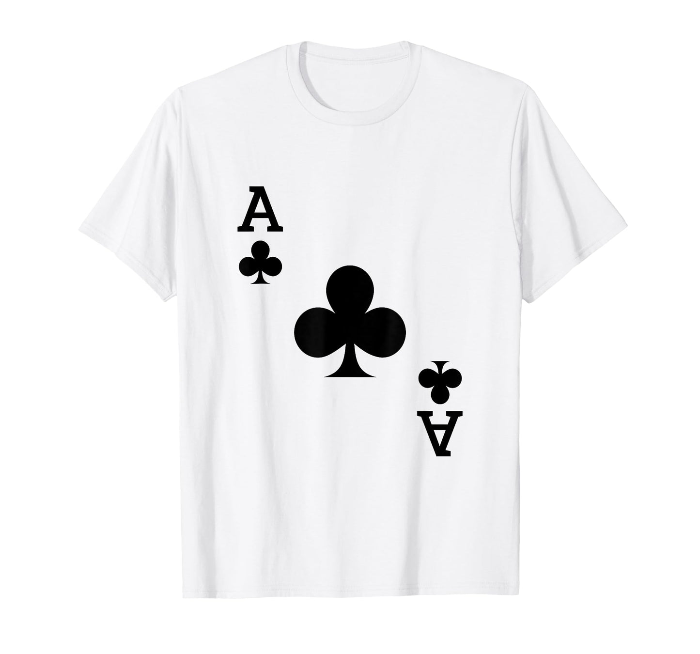 Ace of Clubs Deck of Cards Carnival Halloween Costume T-Shirt