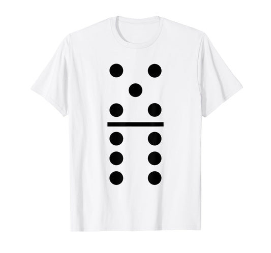 Dominoes Costume For Men Women Domino Halloween Costume T-Shirt