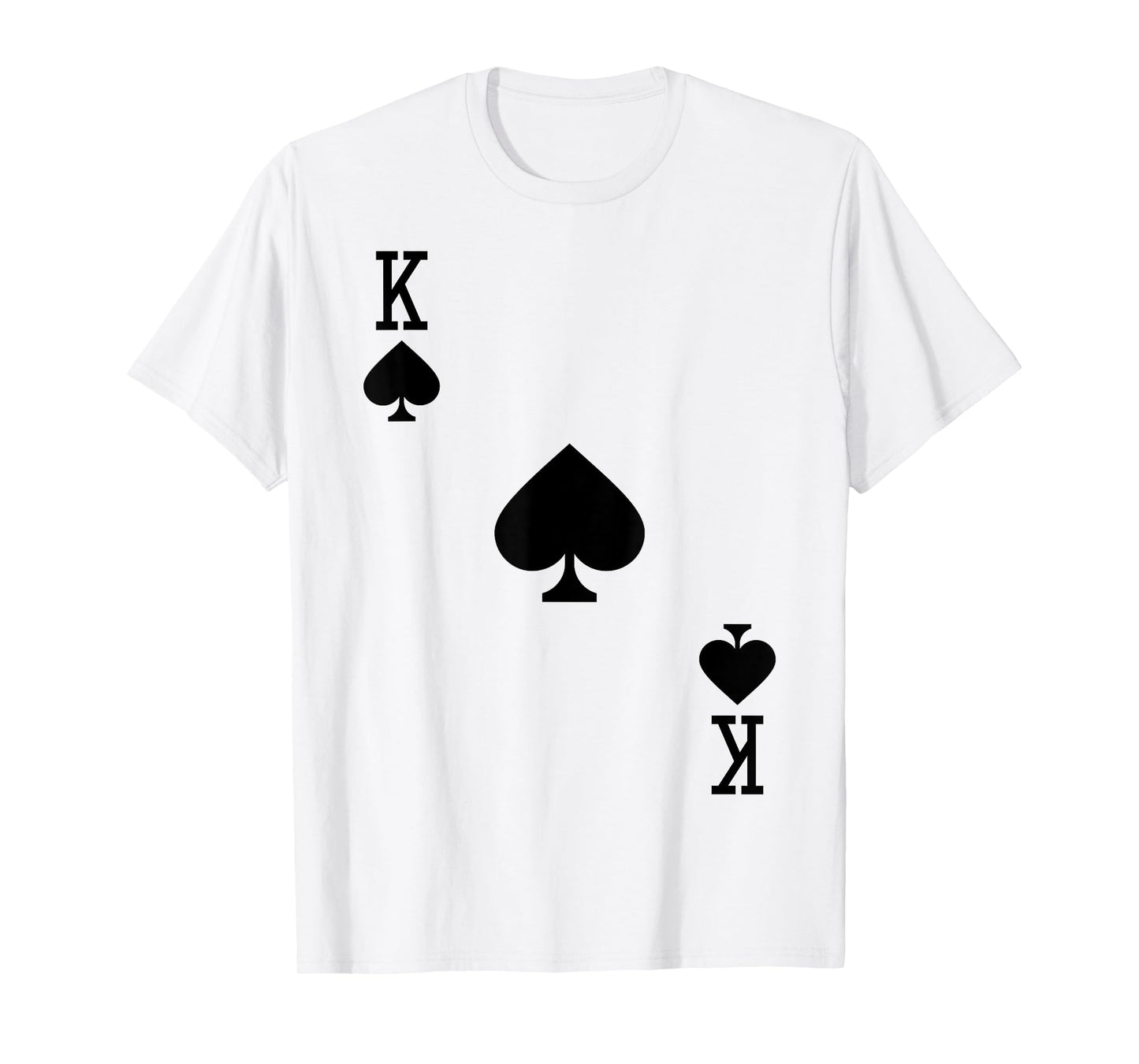 King of Spades Costume T-Shirt Halloween Deck of Cards T-Shirt
