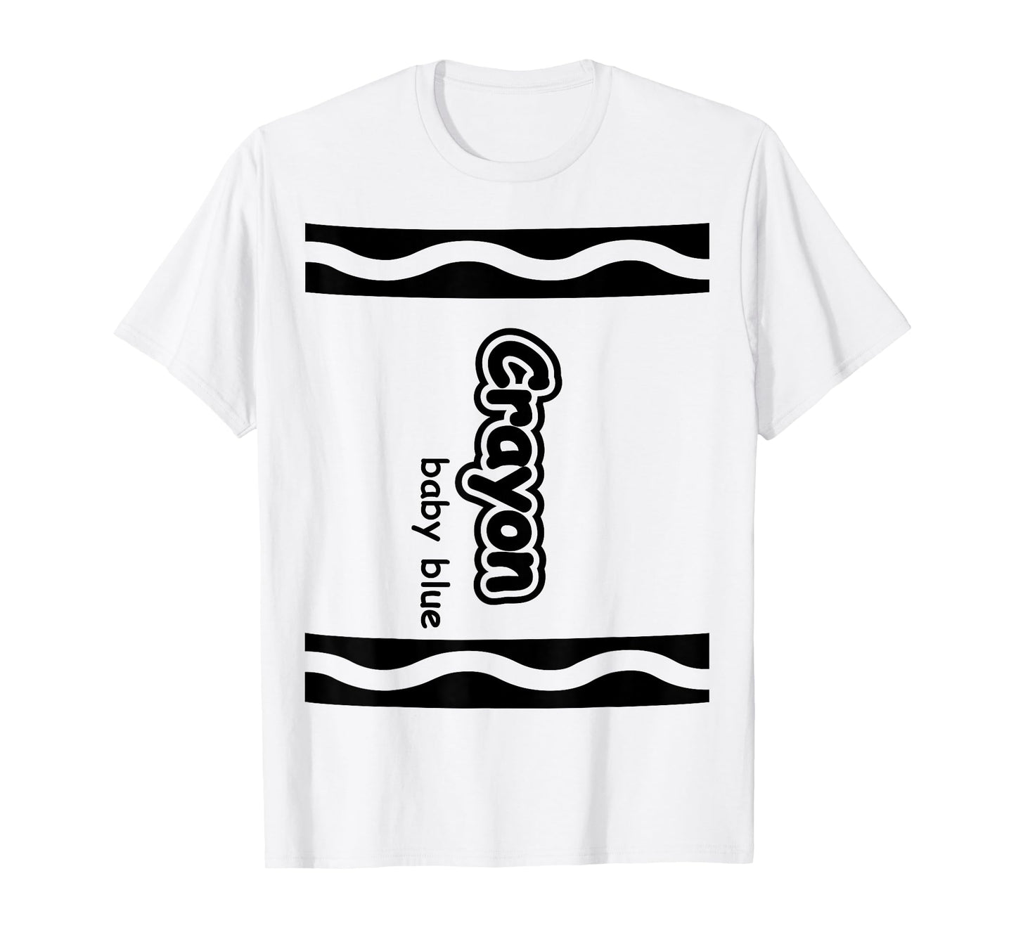 Baby Blue Crayon Easy Halloween Costume Cute T-Shirt T-Shirt