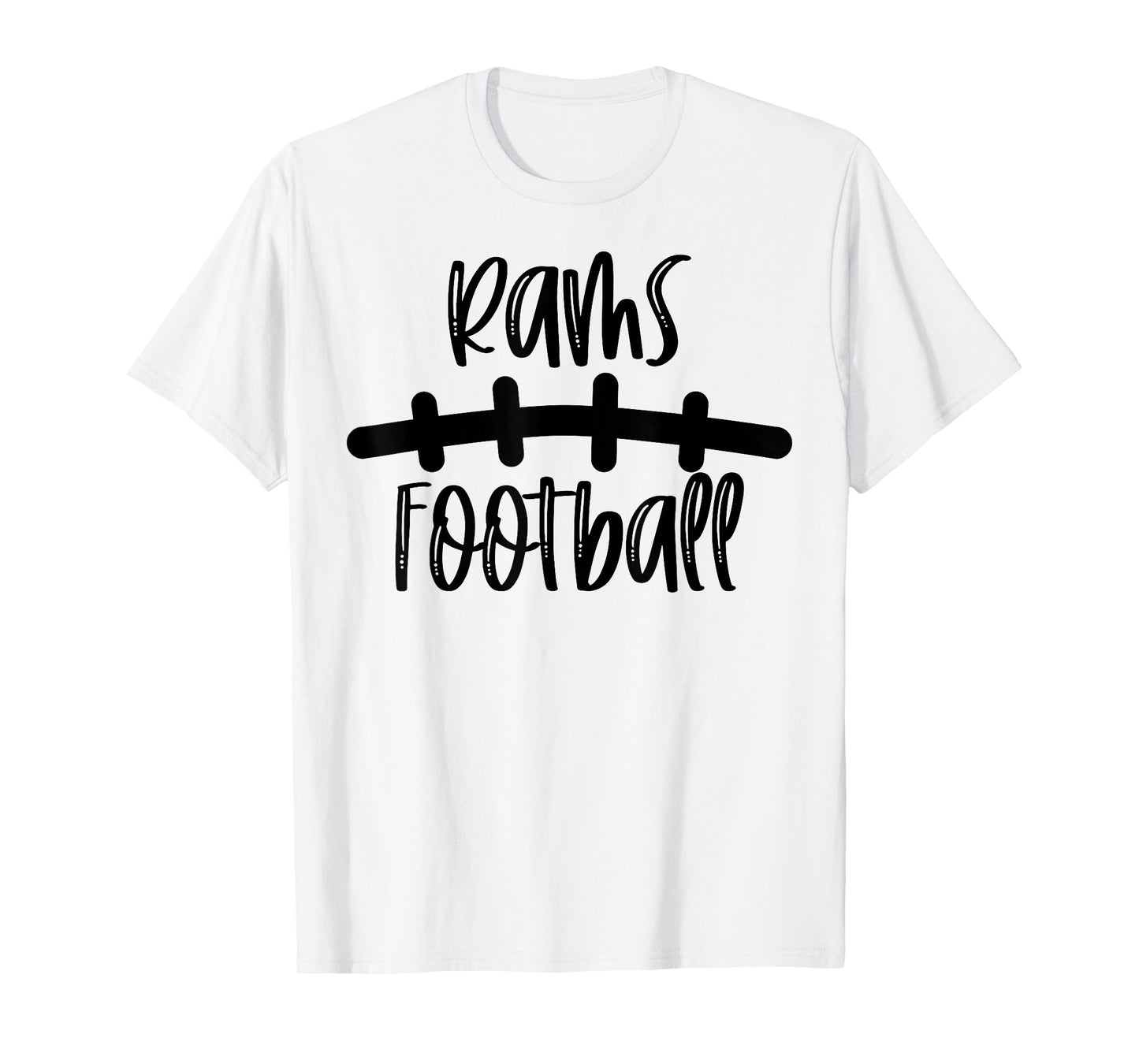 Rams Football School Spirit Team Mascot Game Night T-Shirt