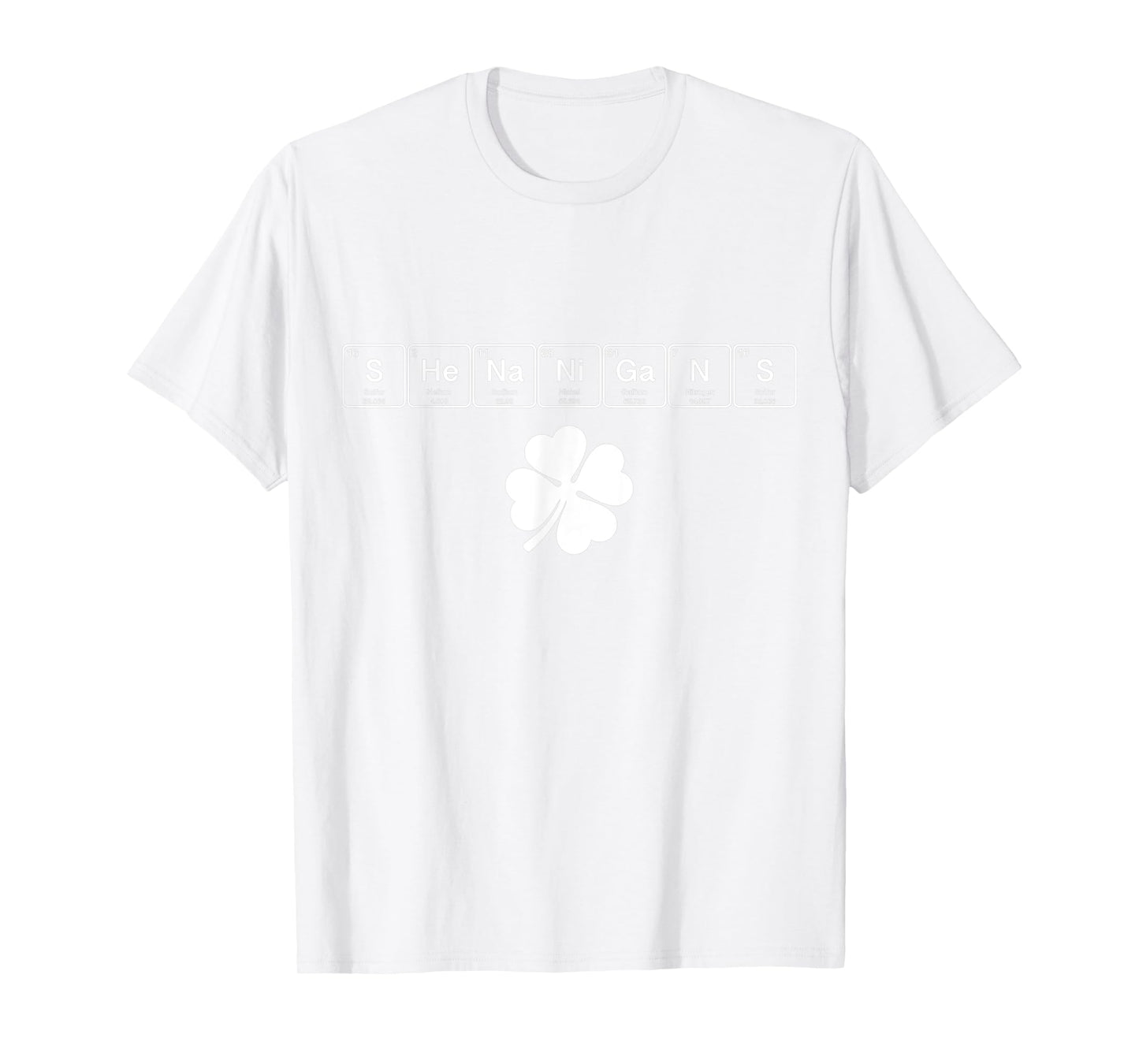 Shenanigans St. Patrick's Day Elements Funny Science Irish T-Shirt