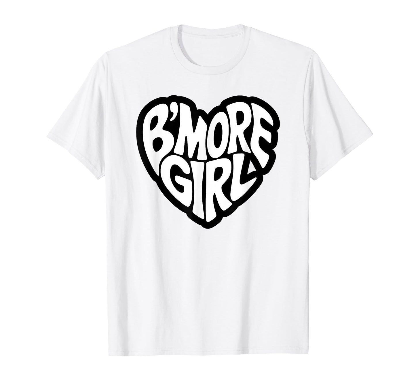 Retro Baltimore Girls Home Pride Iconic B'More Girl T-Shirt