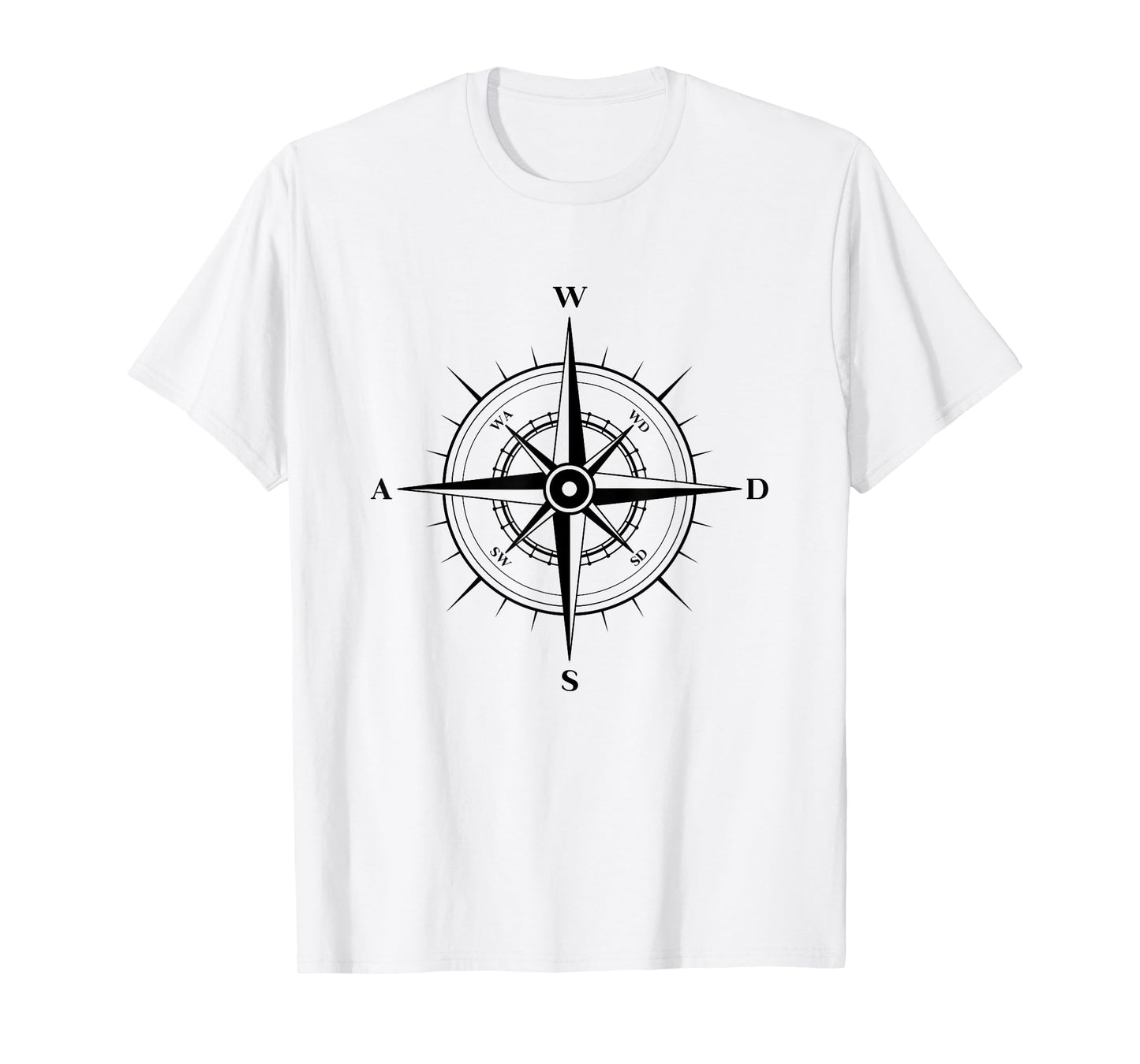 WASD PC Gamer Video Gaming Boys Men Vintage Women Girls T-Shirt