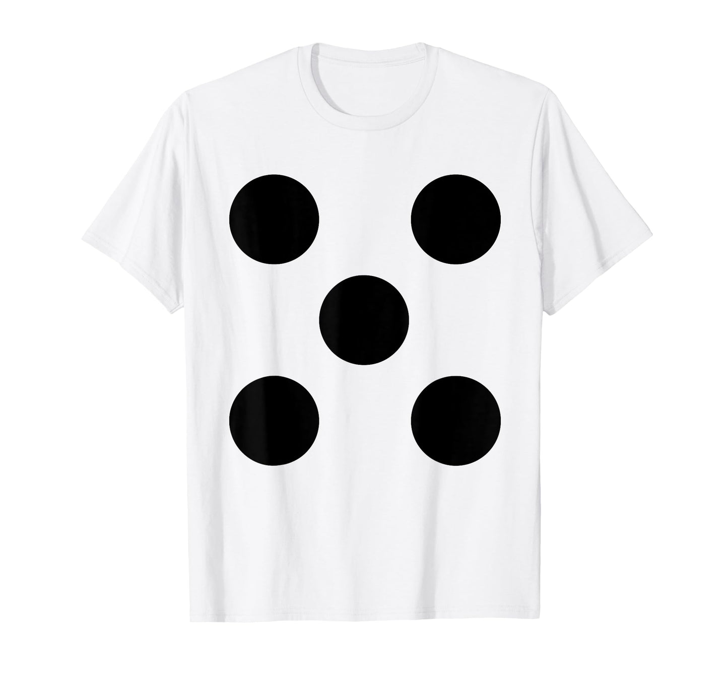 Human Dice Number 5 Group Matching Halloween Costume Family T-Shirt