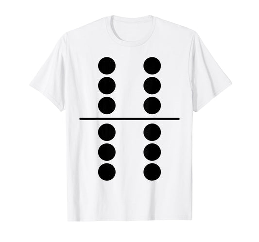 Domino 6 6 Family Matching Easy Group Halloween Costume T-Shirt