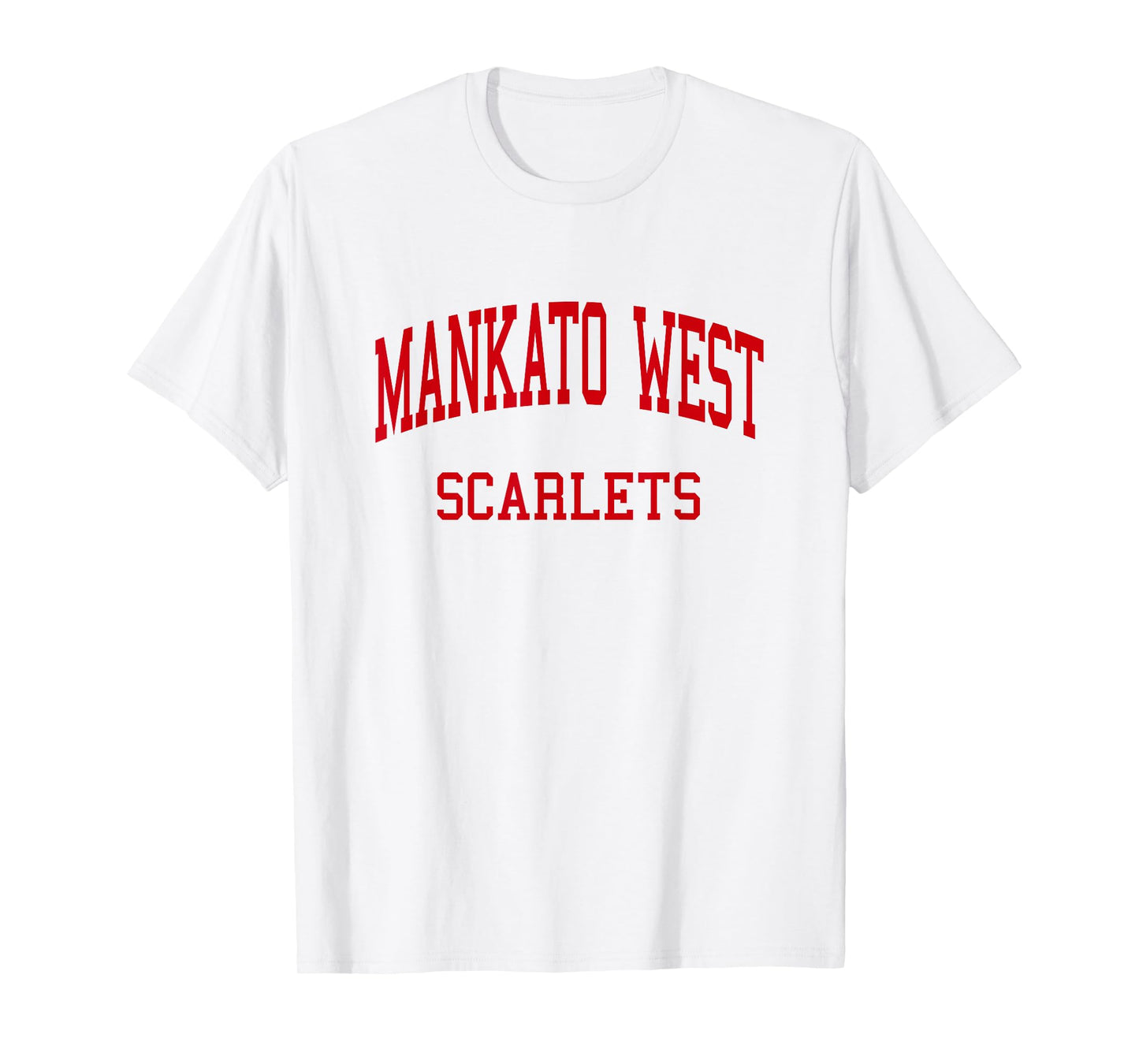 Mankato West High School HS Mankato MN Retro T-Shirt
