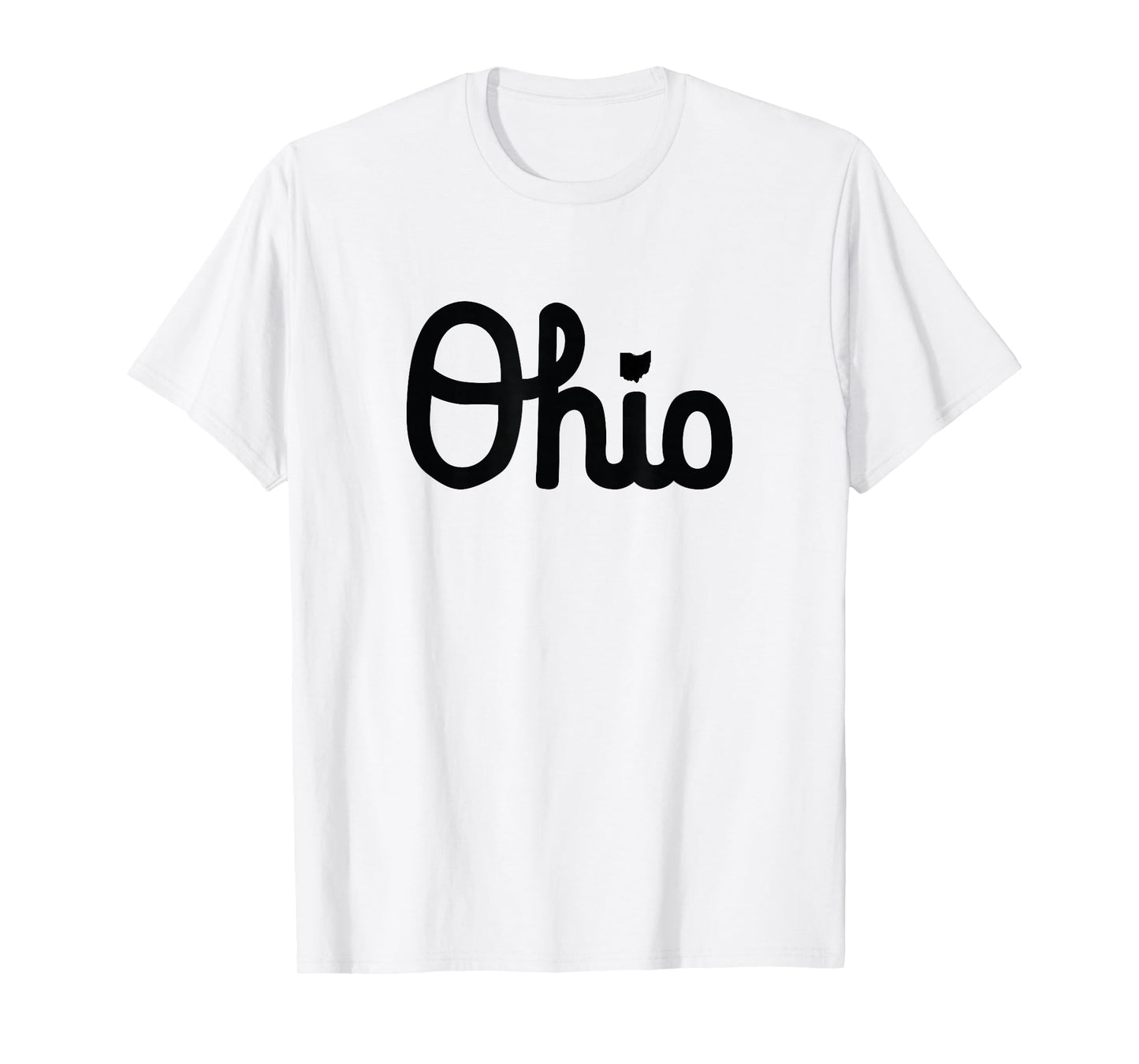 Vintage Script Ohio Dots the I T-Shirt