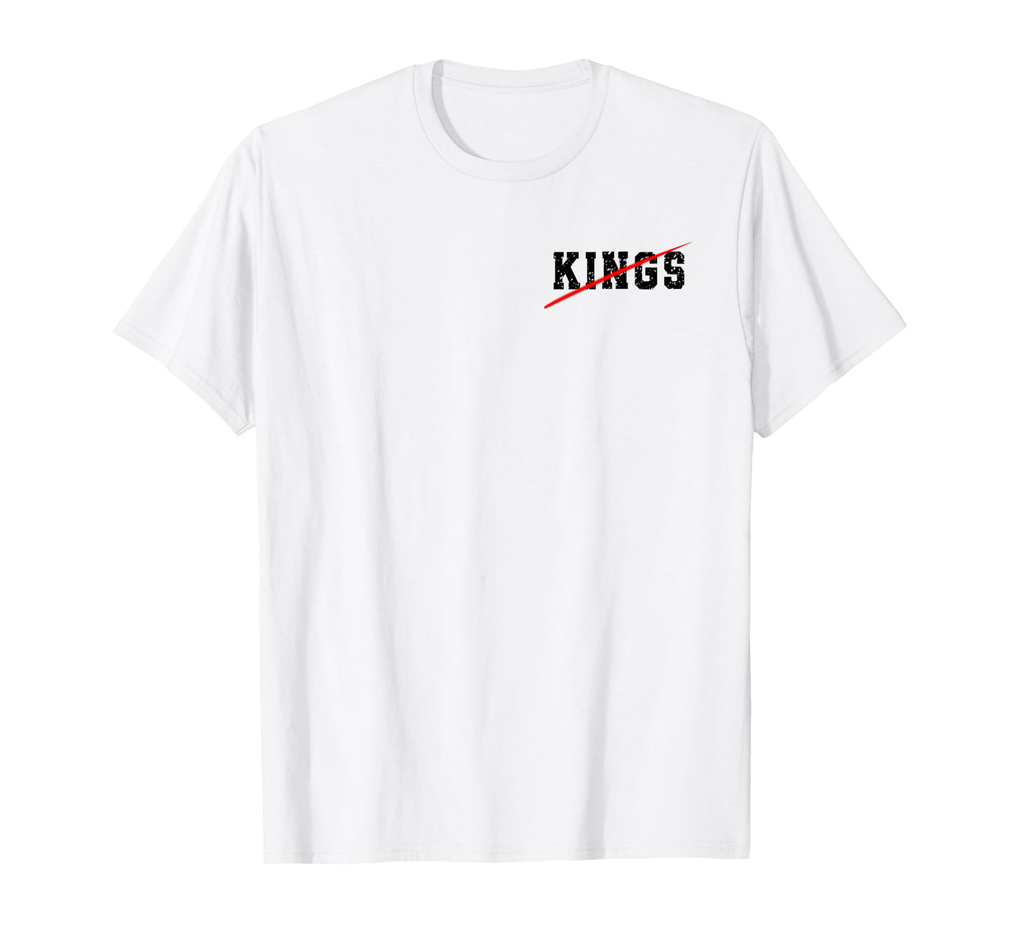 No Kings Minimalist Subtle Protest Patriotic Democracy T-Shirt
