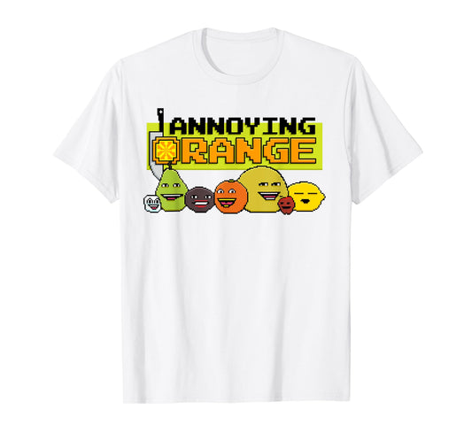 Annoying Orange 8-Bit Video Game Style T-Shirt T-Shirt