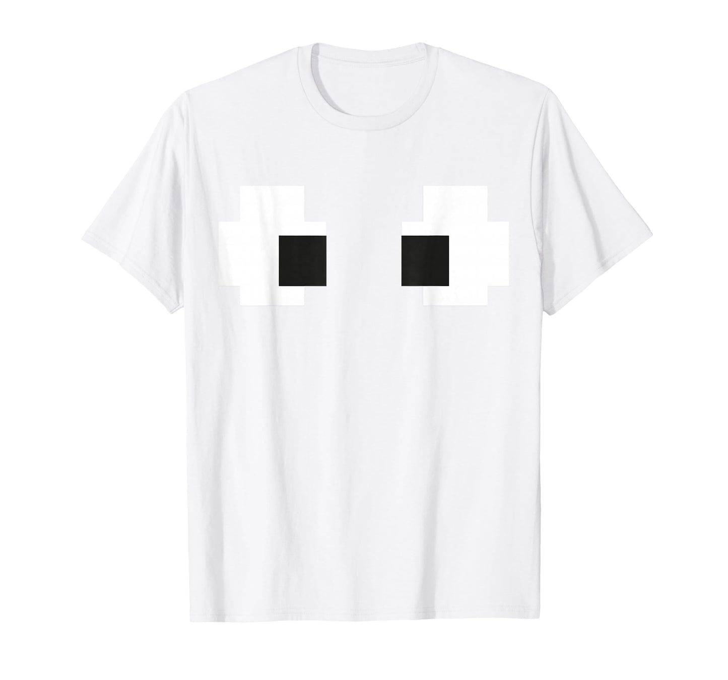 Retro Arcade Game Ghost Eyes Halloween Group Costume T-Shirt