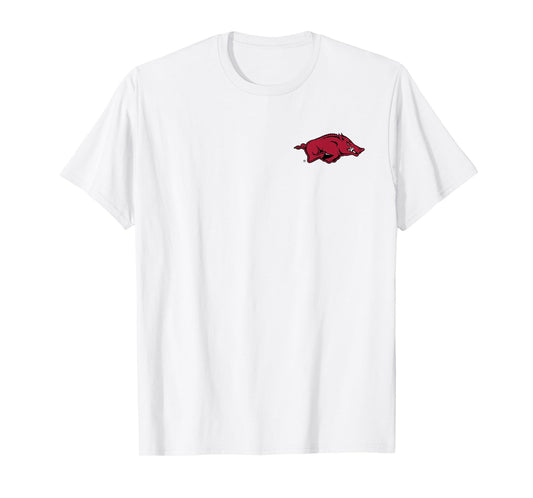 Arkansas Razorbacks Left Chest Icon Officially Licensed T-Shirt