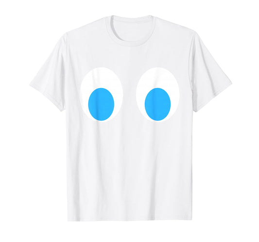 DIY Arcade Game Ghost Eyes Halloween Group Costume T-Shirt